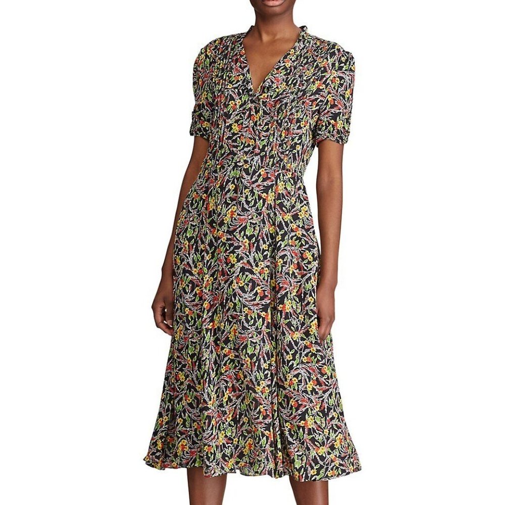 Polo Ralph Lauren Printed Grace Dress, Size 0